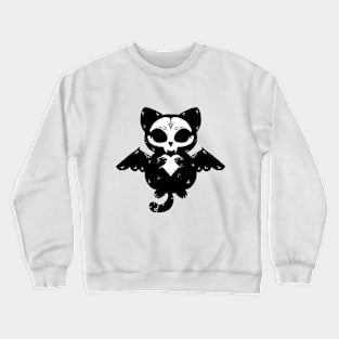 Cat Bat Ink Creepy Cute Crewneck Sweatshirt